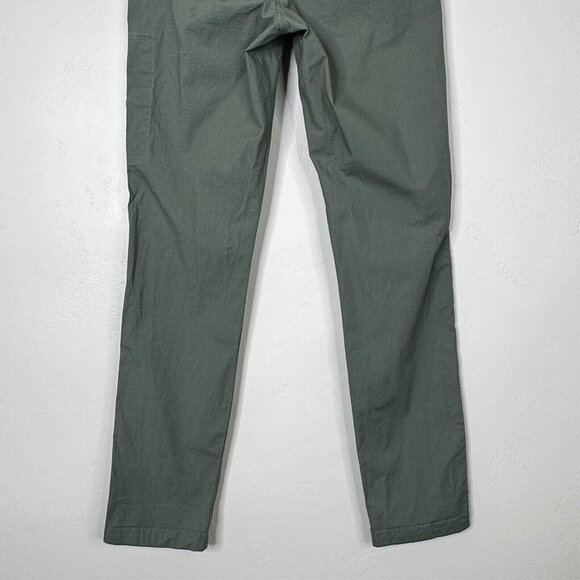 Vuori Pants Women M Ripstop Army Green DuraTerra Drawstring Pull Up Pockets - Picture 6 of 15